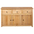 Rustika Rowe -  Sideboard 135x40x80 cm Solid Pinewood Panama Range